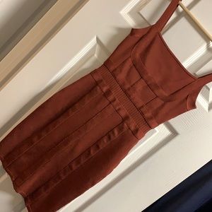 BURNT ORANGE GUESS DRESS